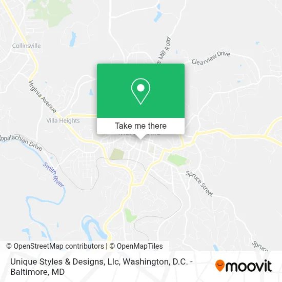 Unique Styles & Designs, Llc map