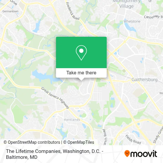The Lifetime Companies map