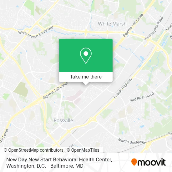 New Day New Start Behavioral Health Center map
