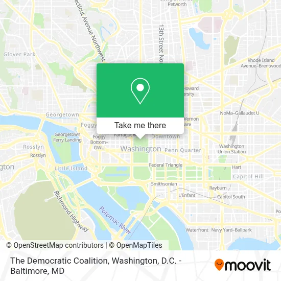 The Democratic Coalition map