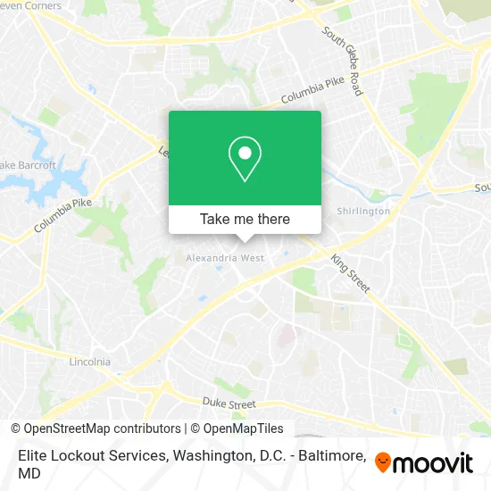 Elite Lockout Services map