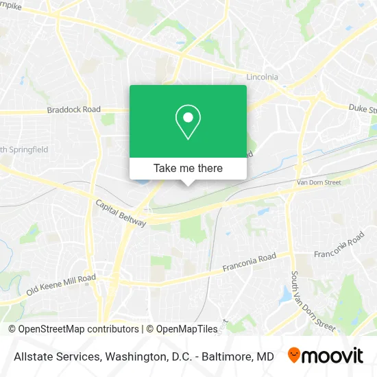 Allstate Services map
