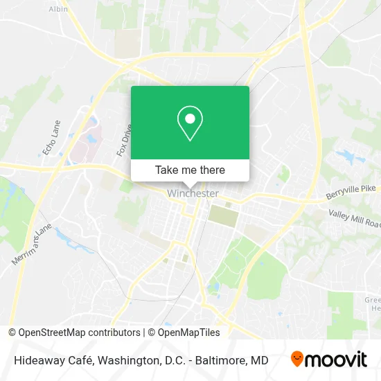 Hideaway Café map