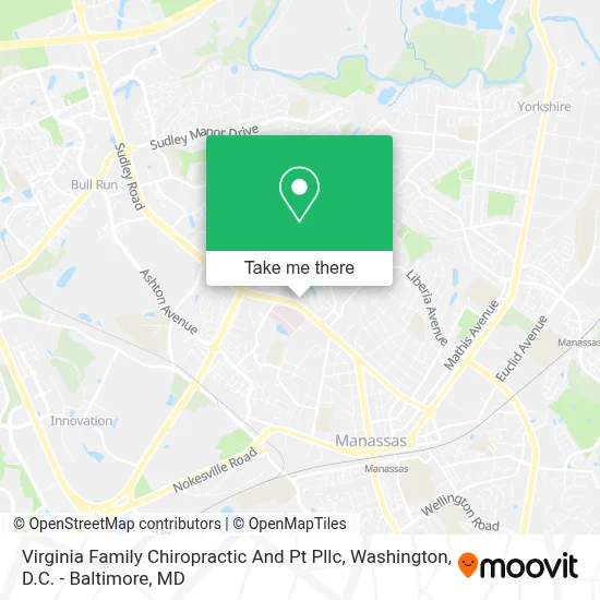 Virginia Family Chiropractic And Pt Pllc map