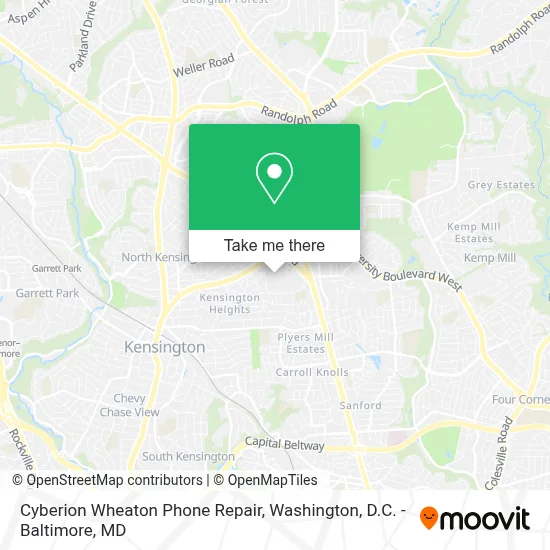 Cyberion Wheaton Phone Repair map