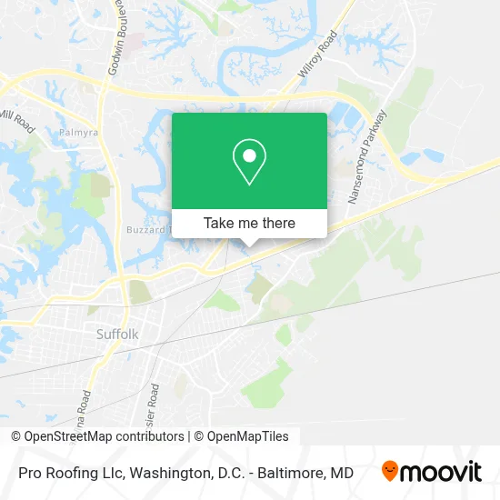 Pro Roofing Llc map