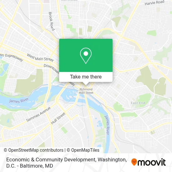 Economic & Community Development map