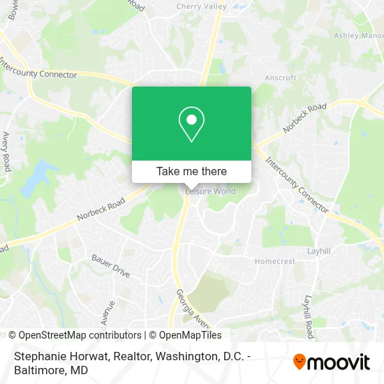 Stephanie Horwat, Realtor map