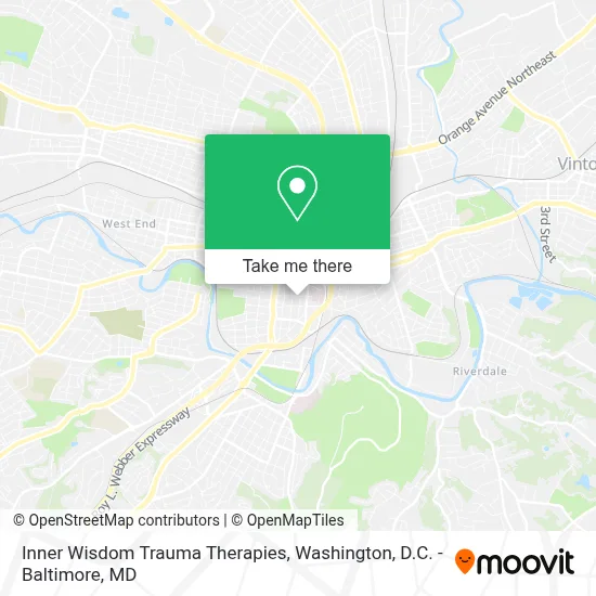 Inner Wisdom Trauma Therapies map