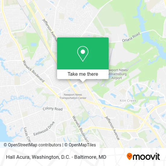 Hall Acura map