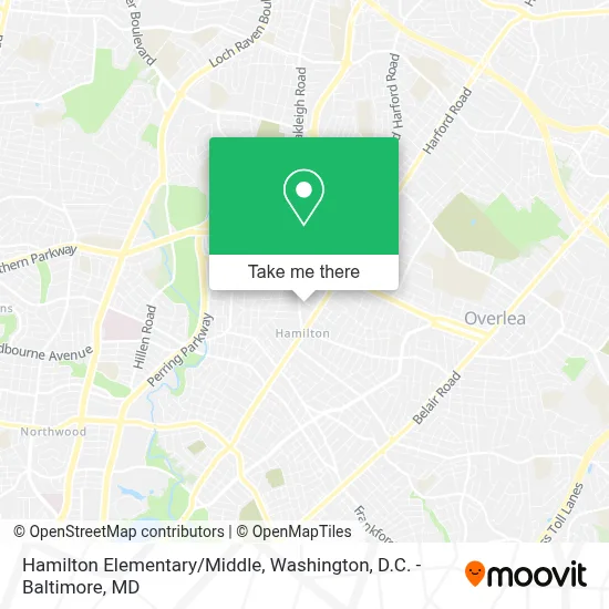 Hamilton Elementary/Middle map