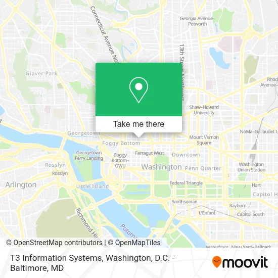T3 Information Systems map