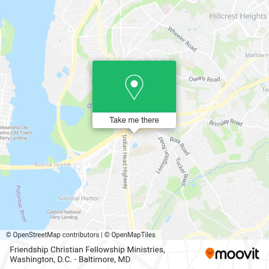 Friendship Christian Fellowship Ministries map