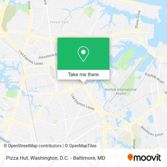 Pizza Hut map
