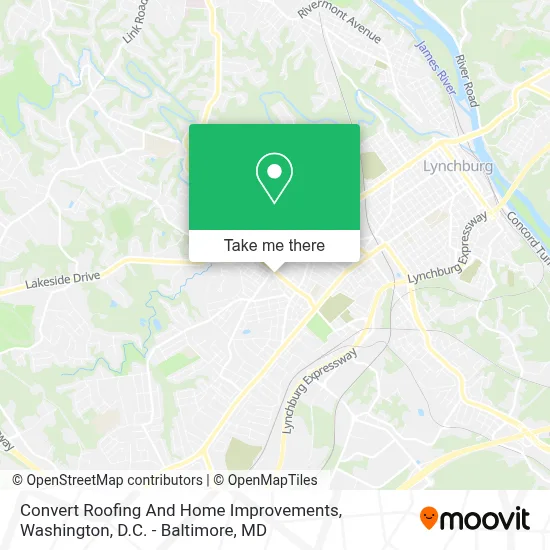 Convert Roofing And Home Improvements map