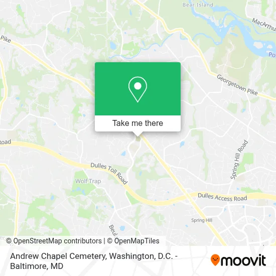 Andrew Chapel Cemetery map
