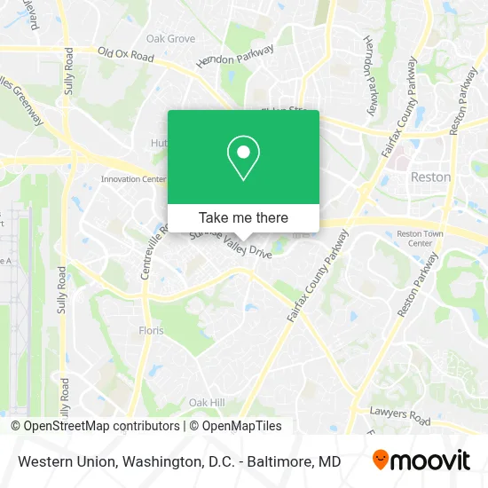 Western Union map