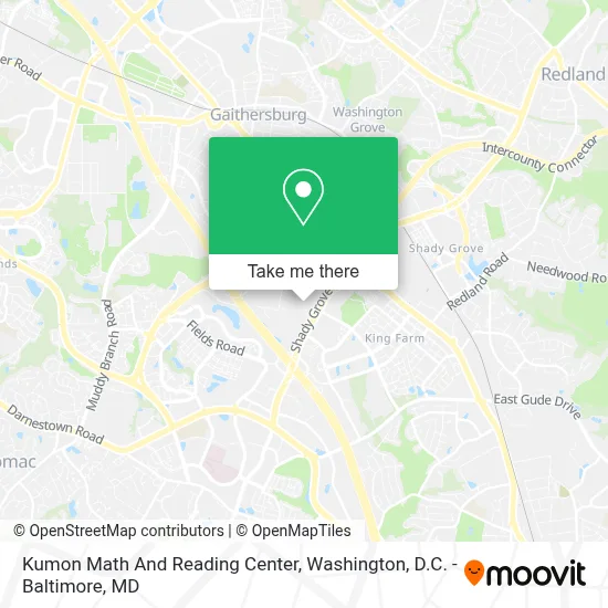 Kumon Math And Reading Center map