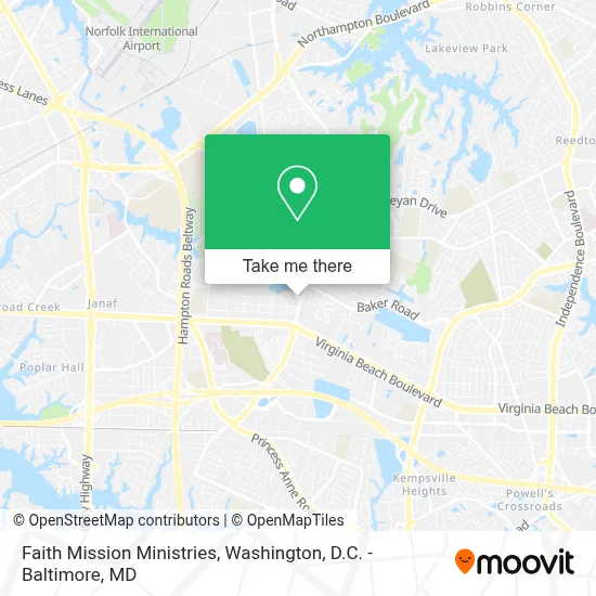 Faith Mission Ministries map