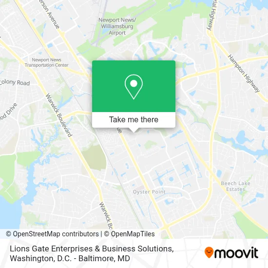 Lions Gate Enterprises & Business Solutions map