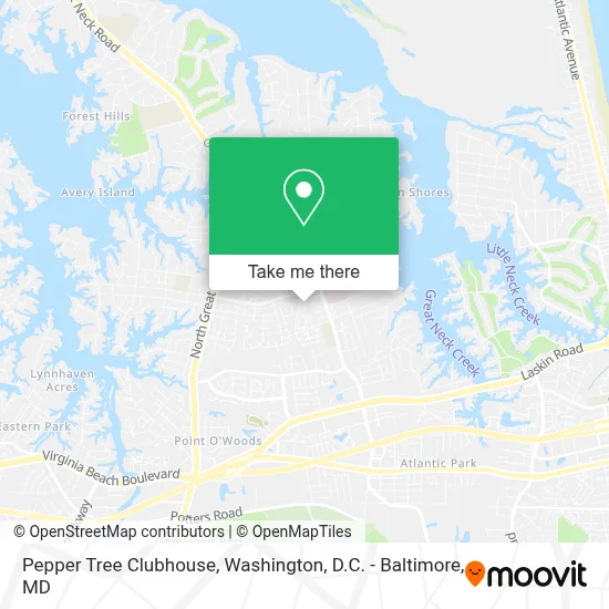 Pepper Tree Clubhouse map