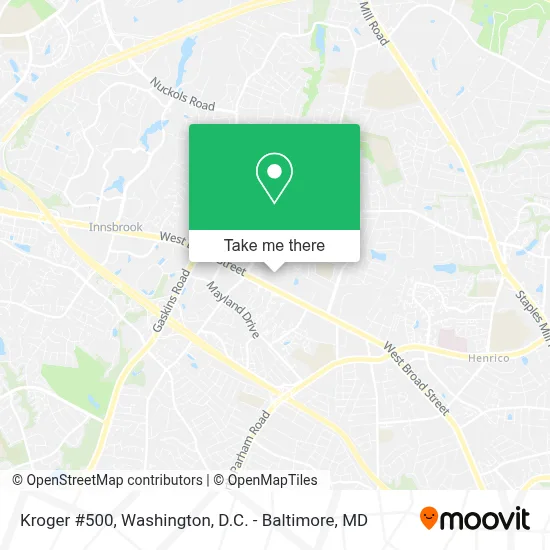 Kroger #500 map