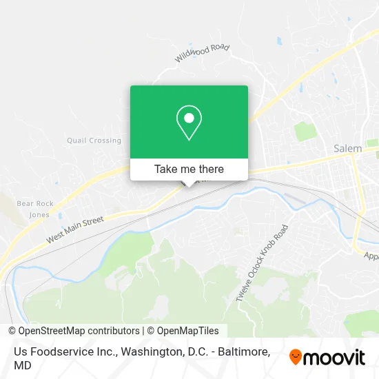 Us Foodservice Inc. map