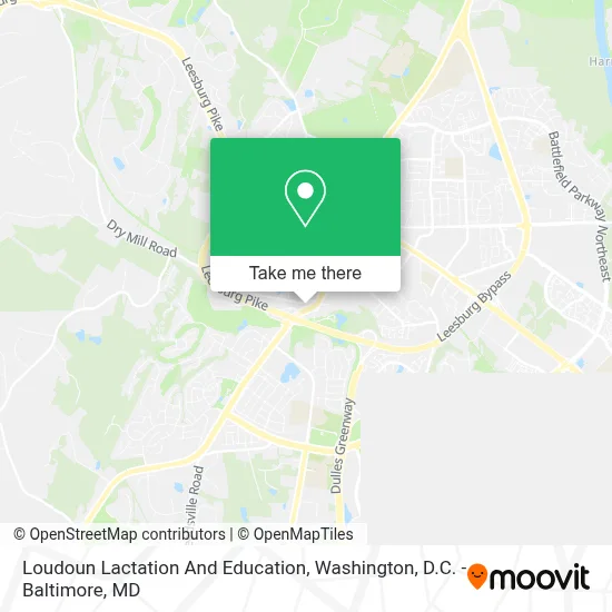 Loudoun Lactation And Education map