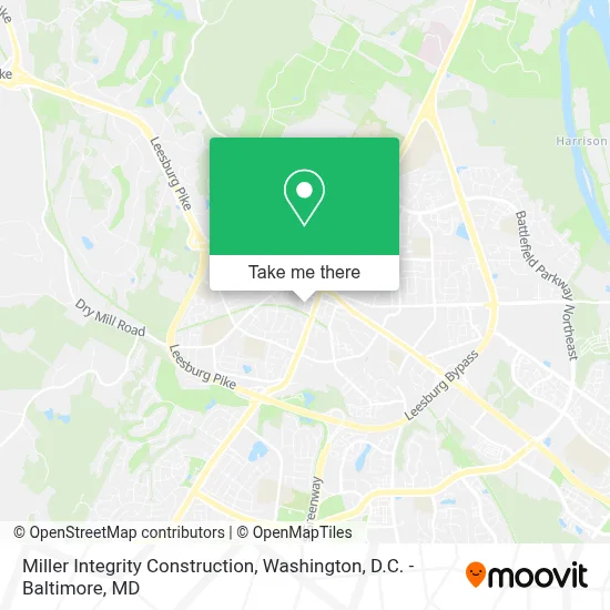 Miller Integrity Construction map