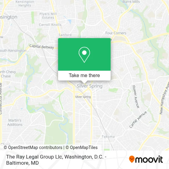 The Ray Legal Group Llc map