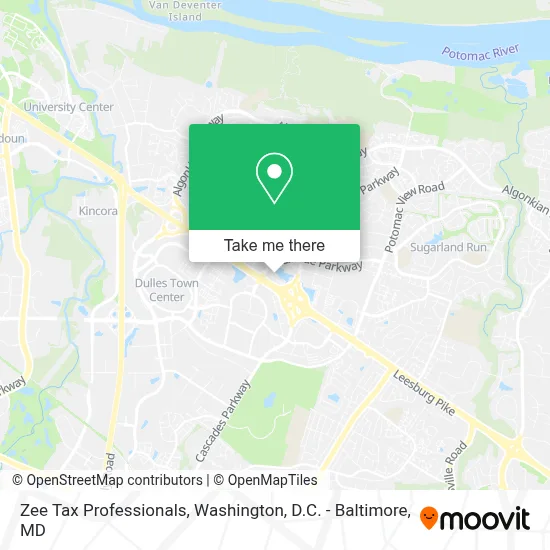 Zee Tax Professionals map