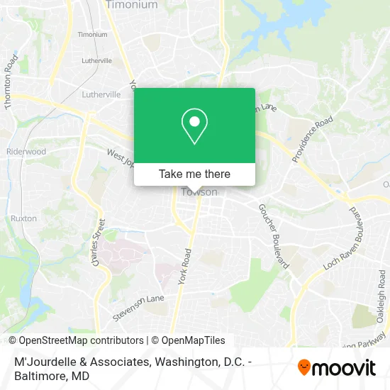 M'Jourdelle & Associates map