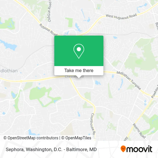 Sephora map