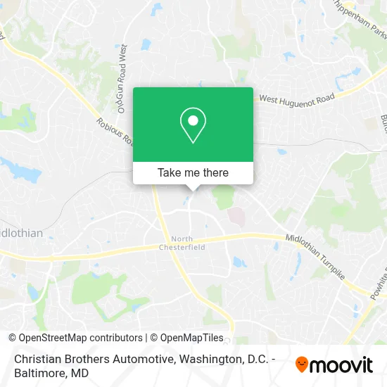 Christian Brothers Automotive map