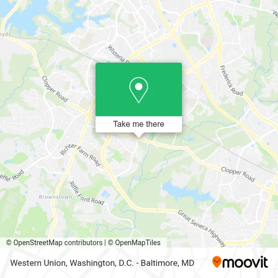 Western Union map