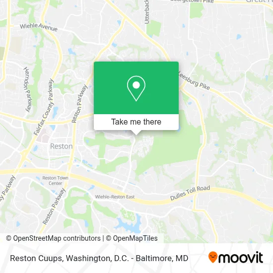 Reston Cuups map