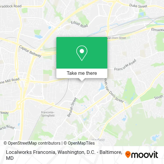 Localworks Franconia map