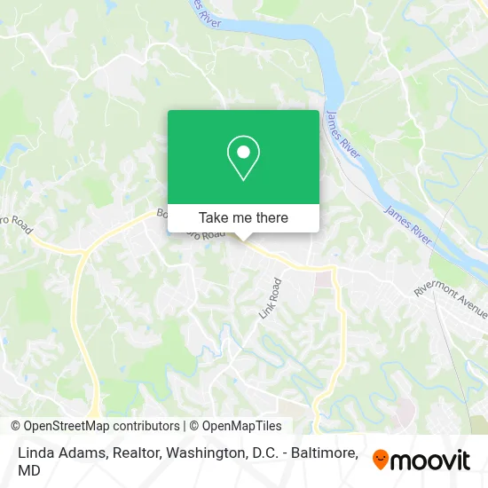 Linda Adams, Realtor map