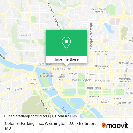 Colonial Parking, Inc. map