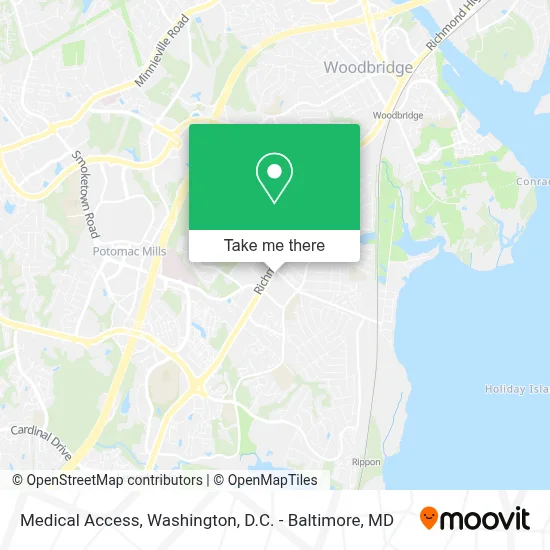 Medical Access map