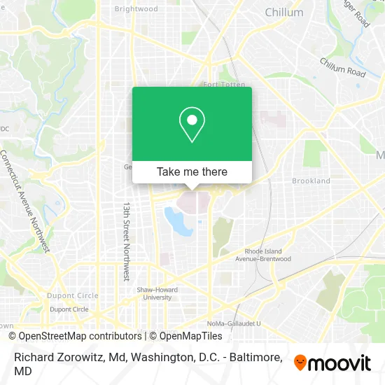 Richard Zorowitz, Md map