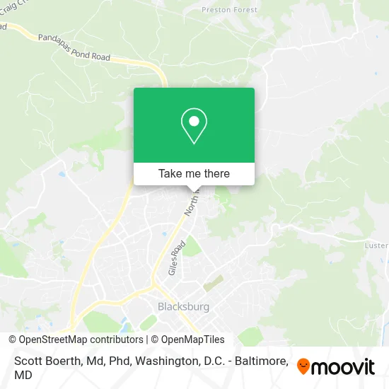 Scott Boerth, Md, Phd map