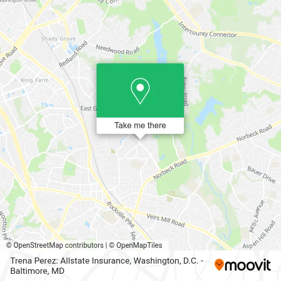 Trena Perez: Allstate Insurance map
