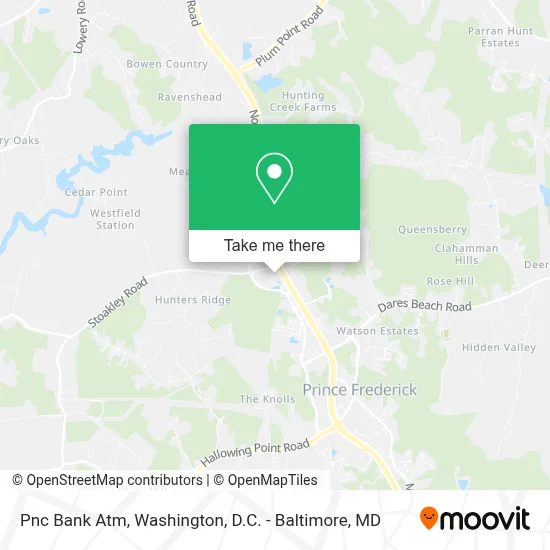 Pnc Bank Atm map