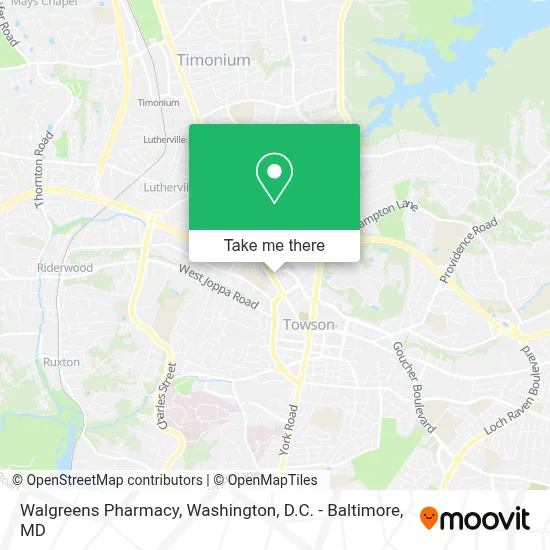 Walgreens Pharmacy map