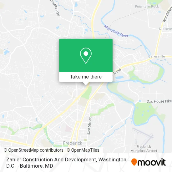 Zahler Construction And Development map