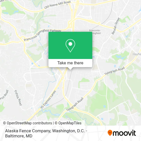 Alaska Fence Company map