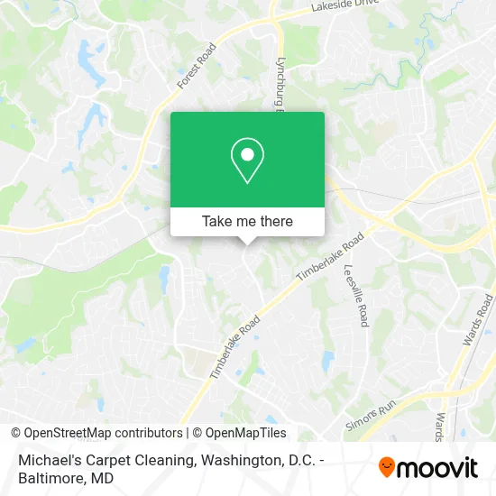 Michael's Carpet Cleaning map