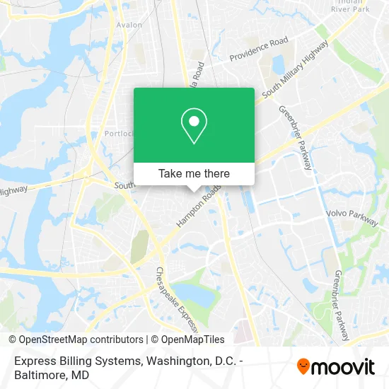 Express Billing Systems map