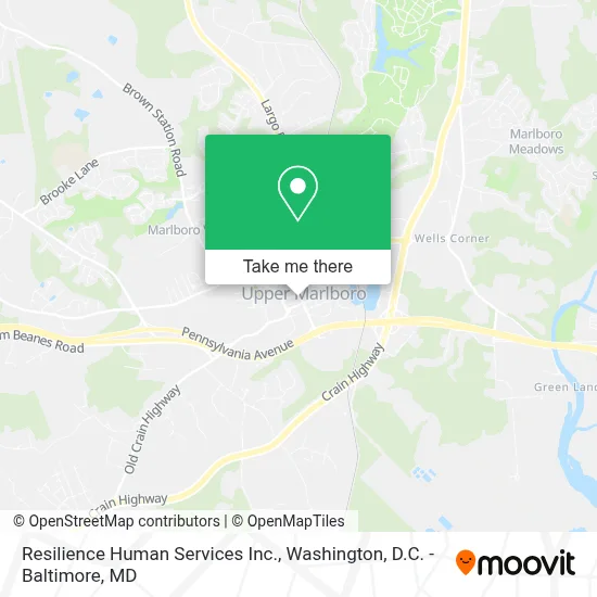 Resilience Human Services Inc. map